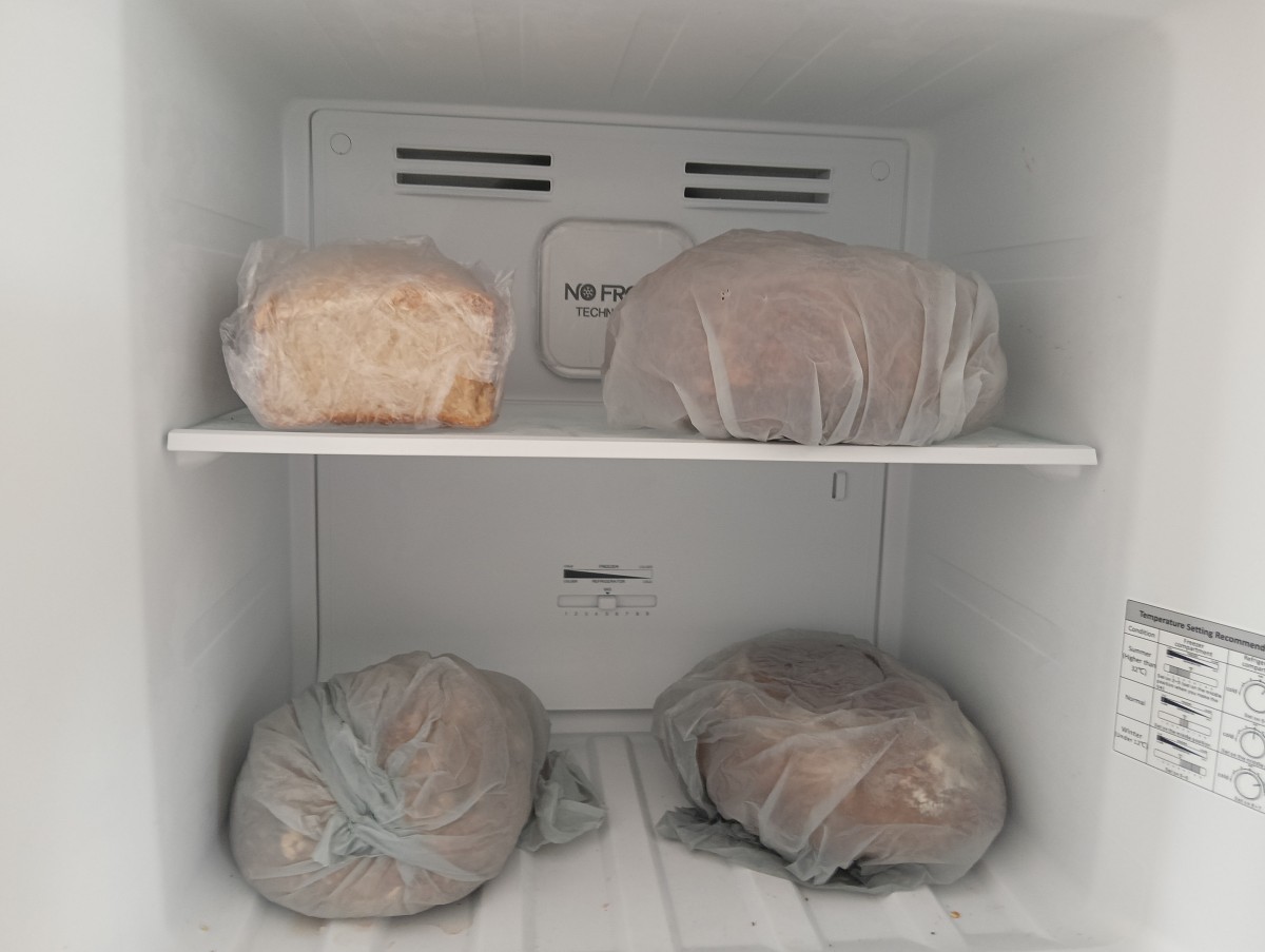 La conservación del pan de masa madre
